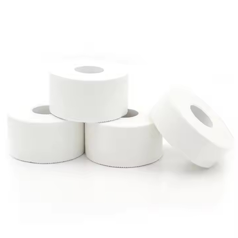 Flat edge na White Sports Tape para sa Pre Exercise Protection