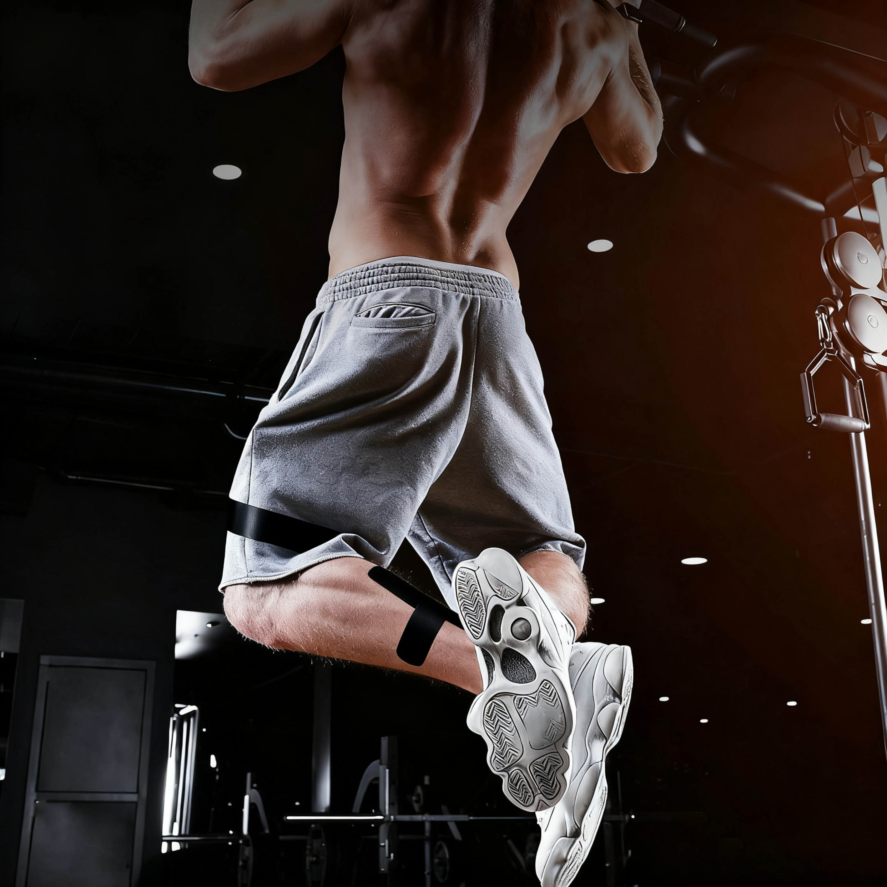 Pre-Cut Kinesiology Tape Muscle Patch Para sa Calf