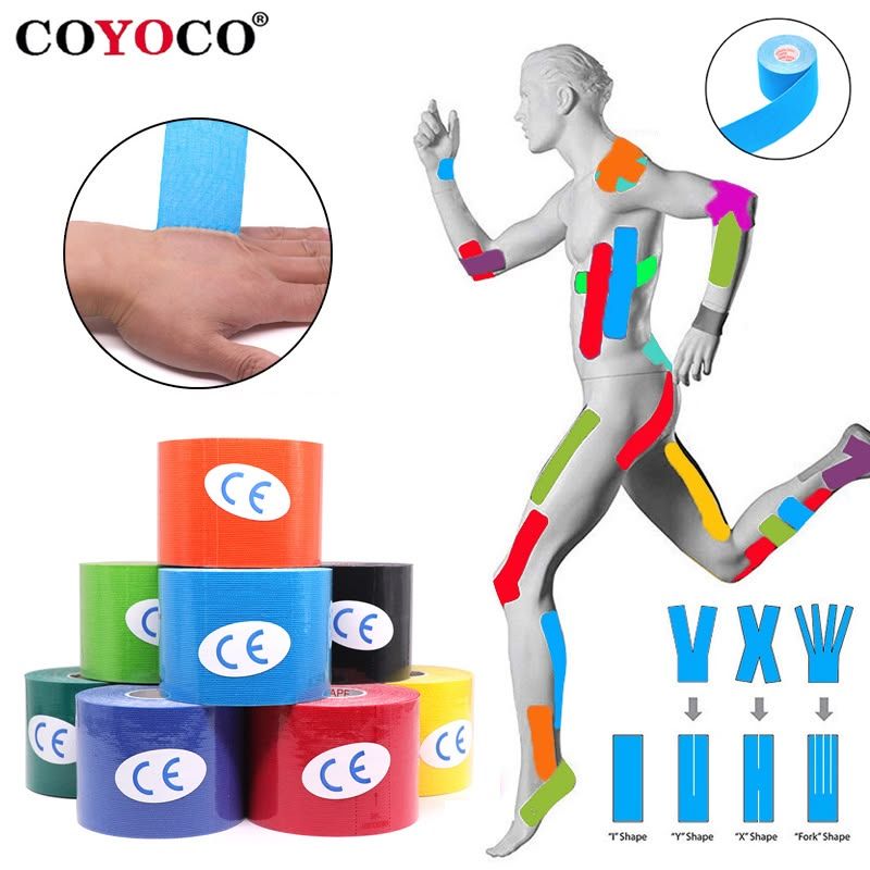 Waterproof Kinesiology Tape para sa Suporta sa Balikat – Athletic Tape para sa Pagsasanay, Katatagan at Pagbawi