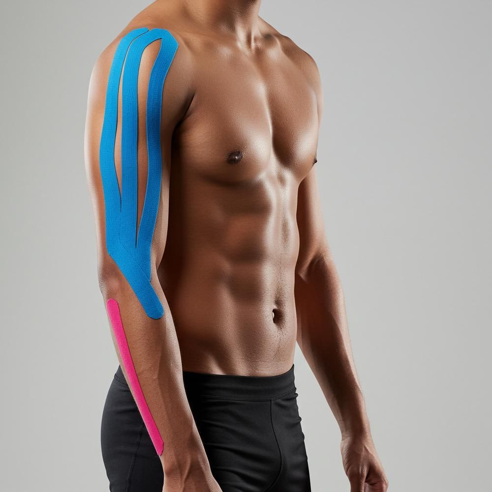 Kinesiology Tape Roll para sa Muscle Support at Joint Stability | Makahinga, Nababanat na Cotton Sports Tape