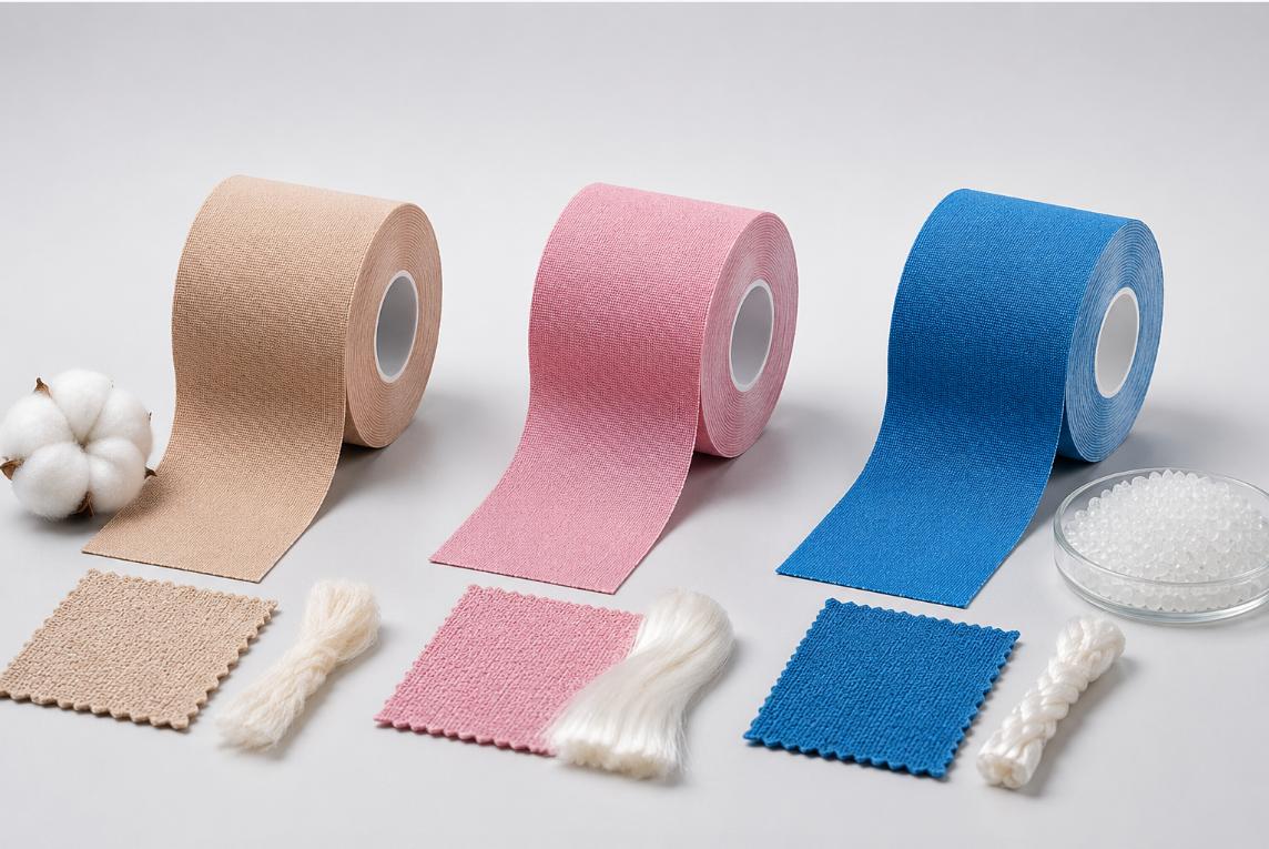 Cotton vs Rayon vs Nylon Kinesiology Tape: Aling Materyal ang Akma sa Iyong Brand?